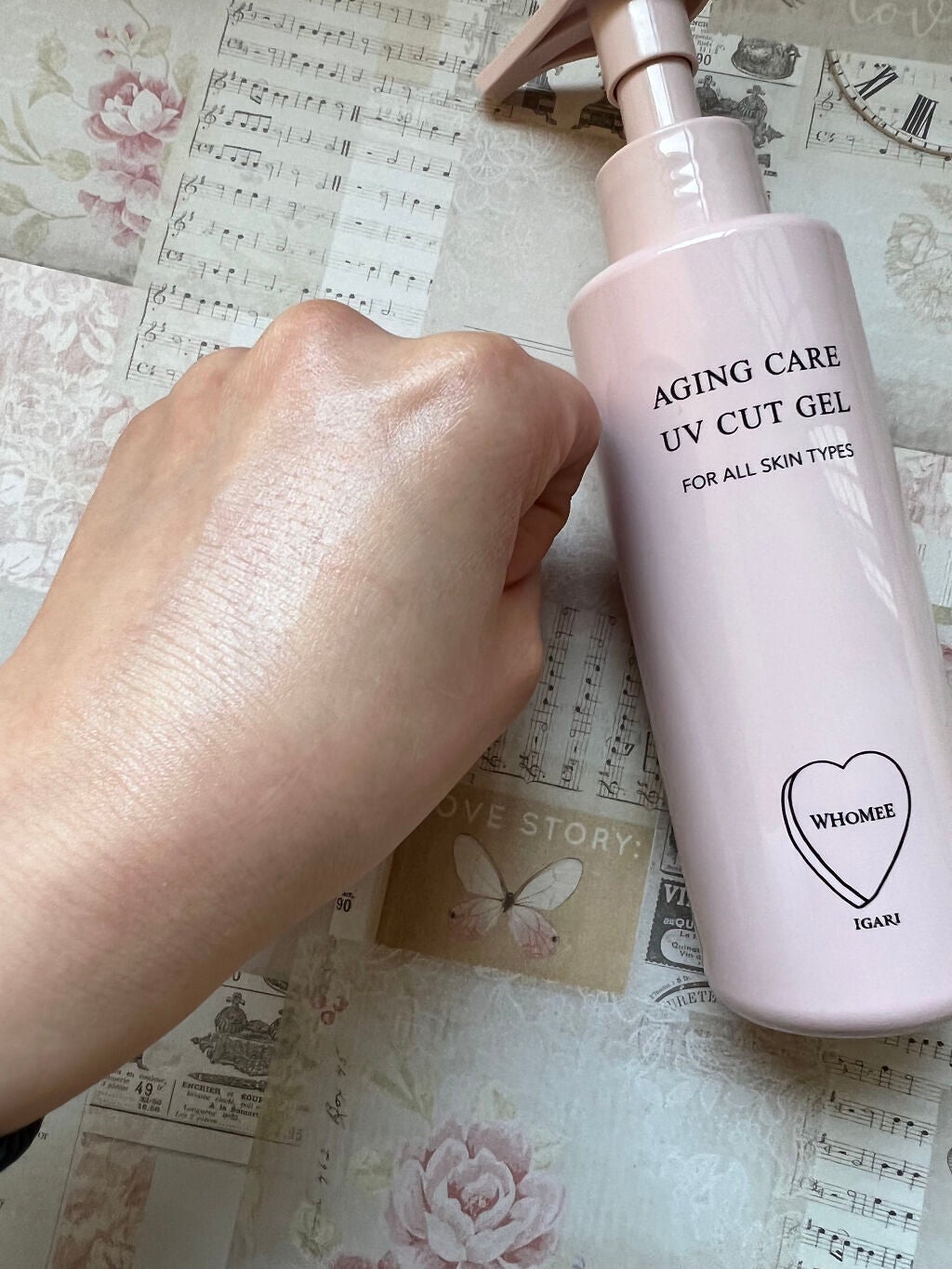 エイジングケアUVカットジェル/WHOMEE/日焼け止めジェルを使ったクチコミ(4枚目)