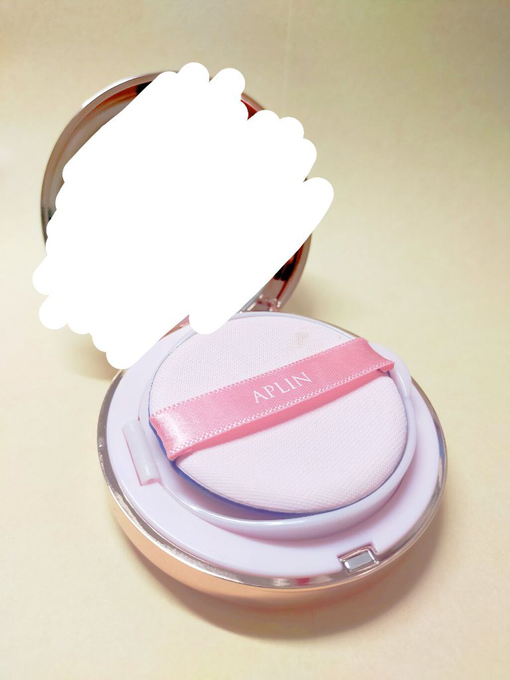 ピンクティーツリーカバークッション/APLIN/クッションファンデーションを使ったクチコミ（2枚目）