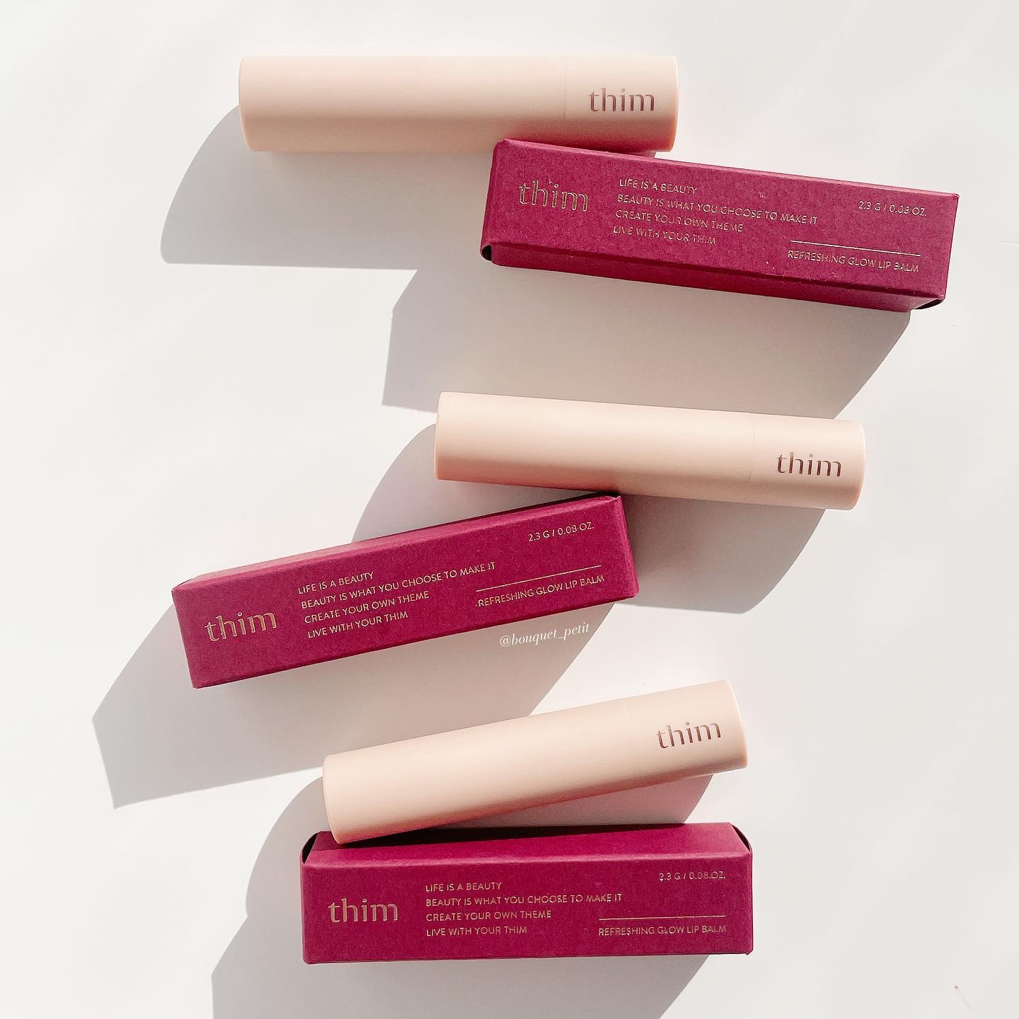 リフレッシンググロウリップバーム  01 ドルチェピンク/thim/リップバームを使ったクチコミ（1枚目）