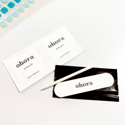 セミキュアジェルネイル(ペディキュア)/ohora/ネイルシールを使ったクチコミ(3枚目)