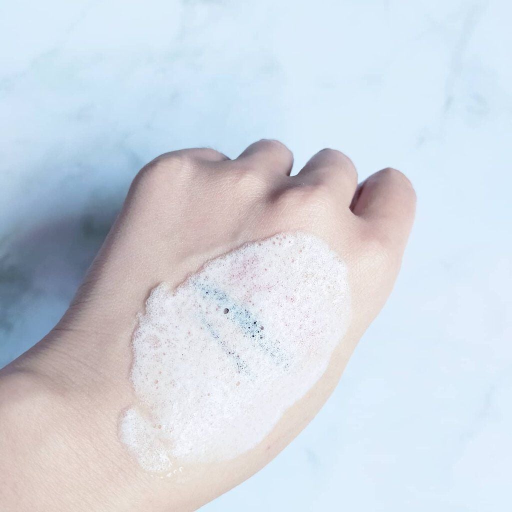 KC むきタマつるん 発泡美容液クレンジング/ハーブ健康本舗/クレンジングジェルを使ったクチコミ(4枚目)