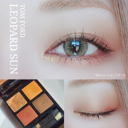 アイ カラー クォード 26 レオパード サン/TOM FORD BEAUTY/アイシャドウパレットを使ったクチコミ(1枚目)