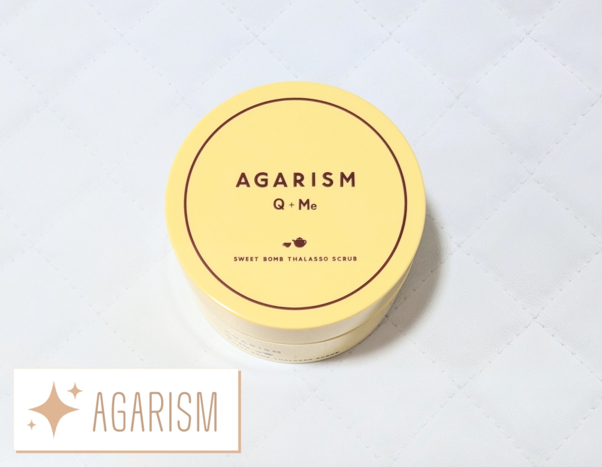 Q+Me スウィートボムタラソスクラブレモンティーの香り 180g/AGARISM/バストケア・ヒップケアを使ったクチコミ（1枚目）