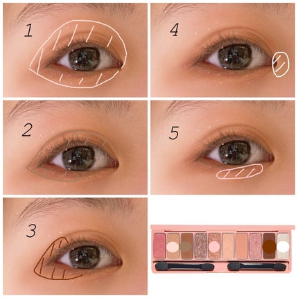 プレイカラー アイシャドウ/ETUDE/アイシャドウパレットを使ったクチコミ(2枚目)