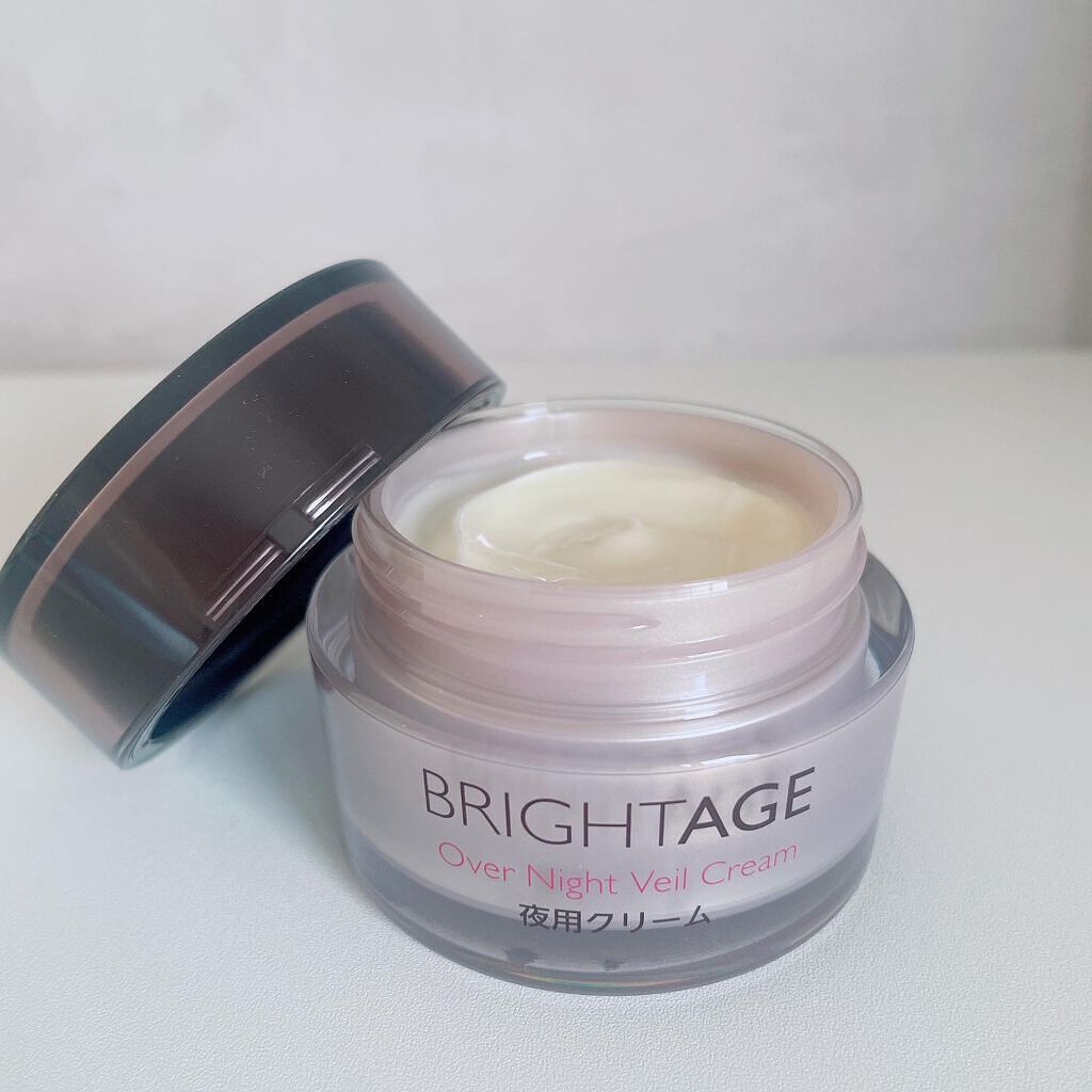 オーバーナイト ヴェールクリーム/BRIGHTAGE/フェイスクリームを使ったクチコミ(2枚目)