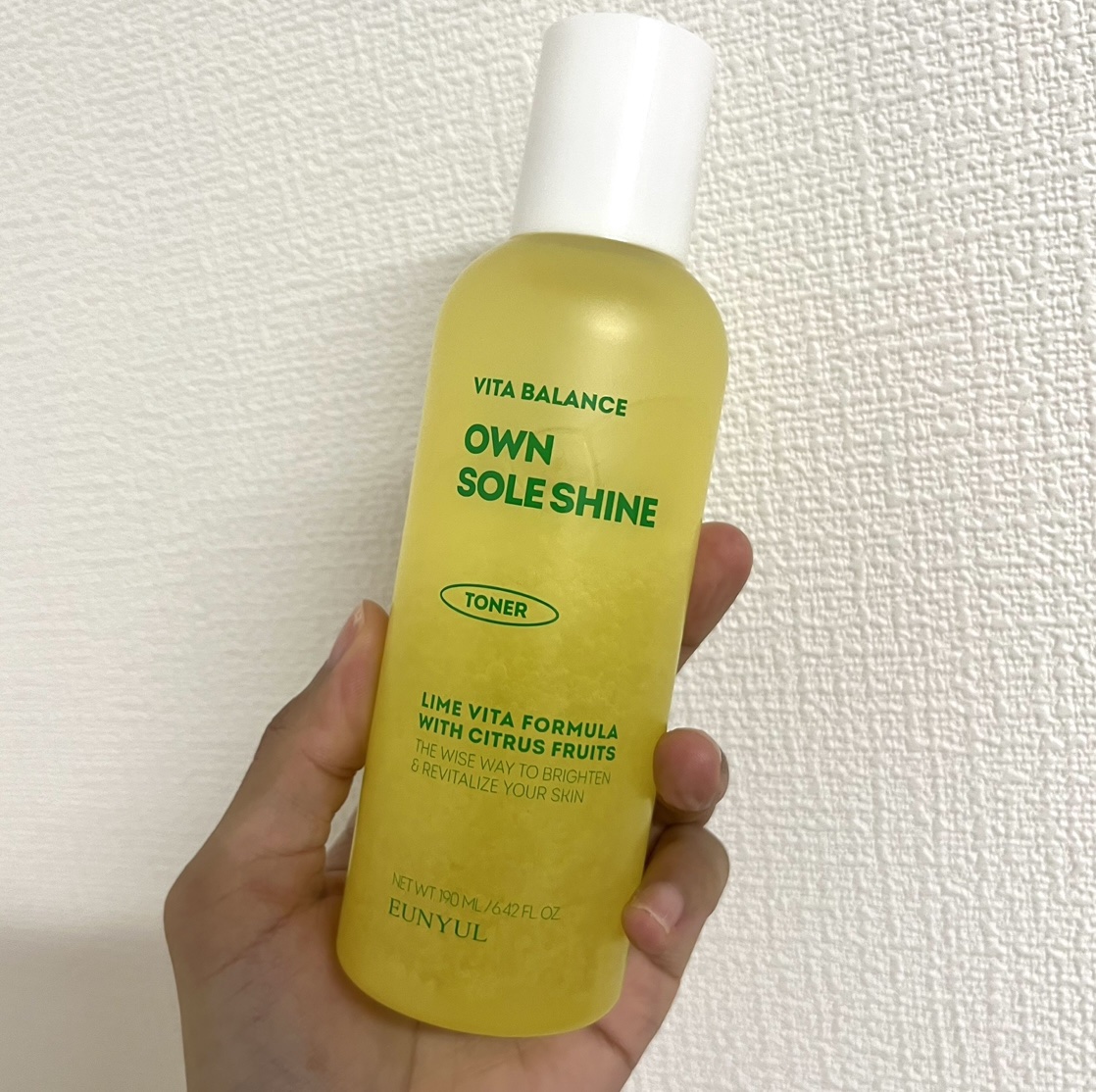 ビタバランスオウンソールシャイントナー/EUNYUL/化粧水を使ったクチコミ（1枚目）