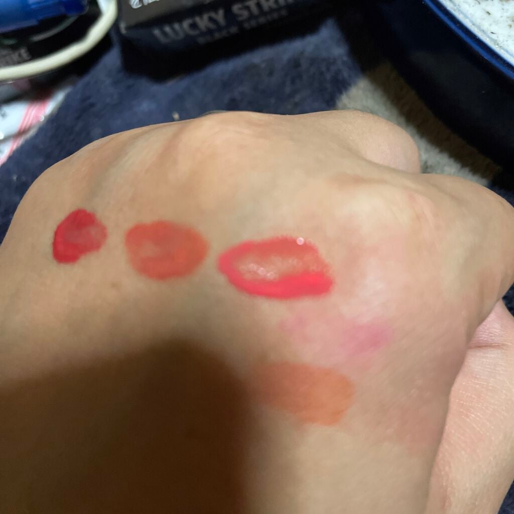 ジューシーラスティングティント/rom&nd/リップティントを使ったクチコミ(2枚目)