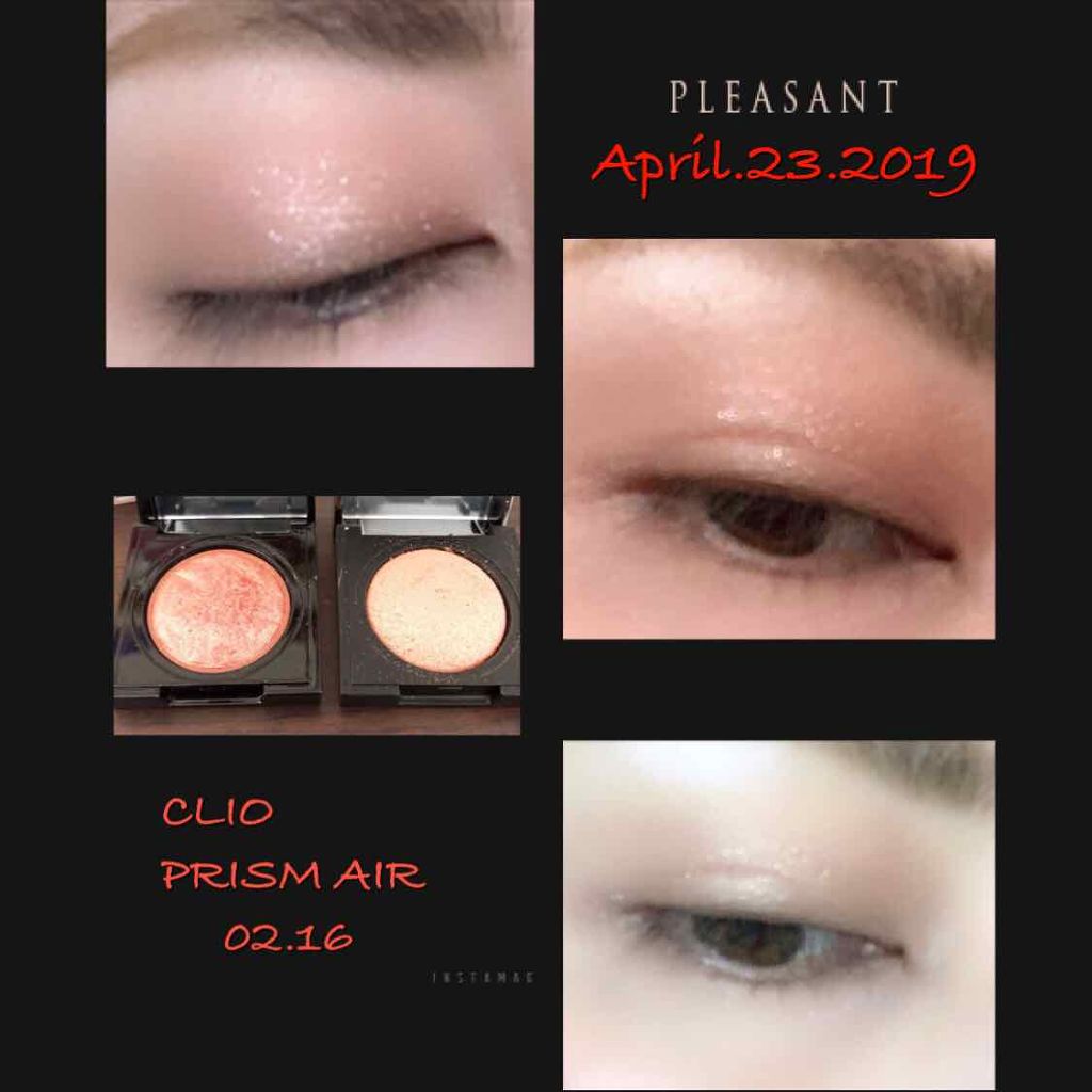 プリズム エアー シャドウ/CLIO/単色アイシャドウを使ったクチコミ(1枚目)
