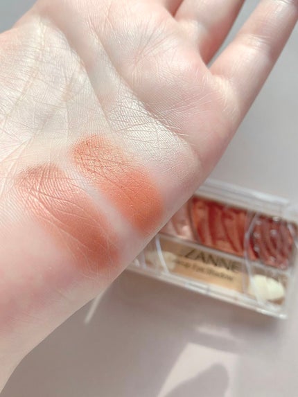 トーンアップアイシャドウ/CEZANNE/アイシャドウパレットを使ったクチコミ(3枚目)