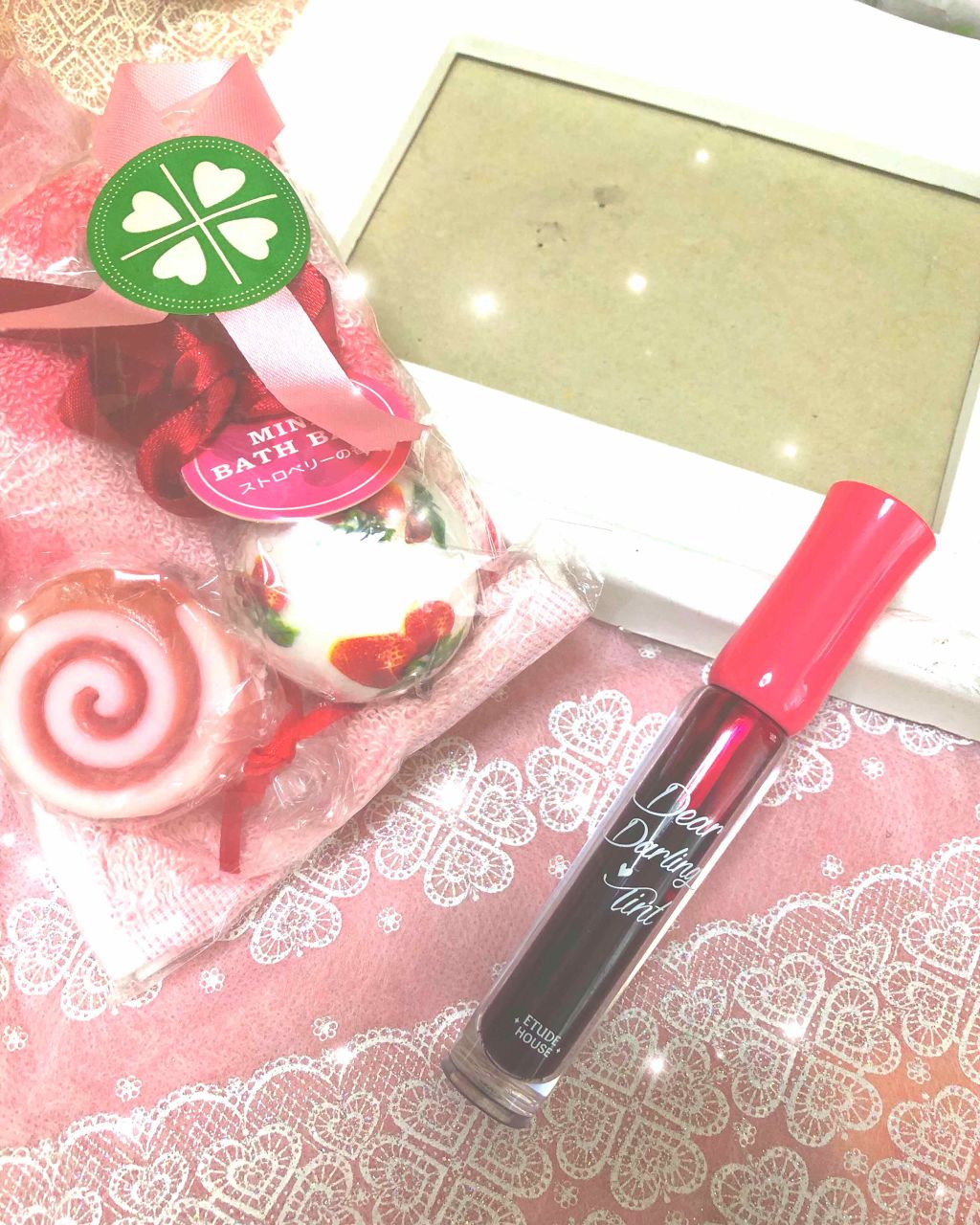 ディアダーリン ウォータージェルティント/ETUDE/リップティントを使ったクチコミ（1枚目）