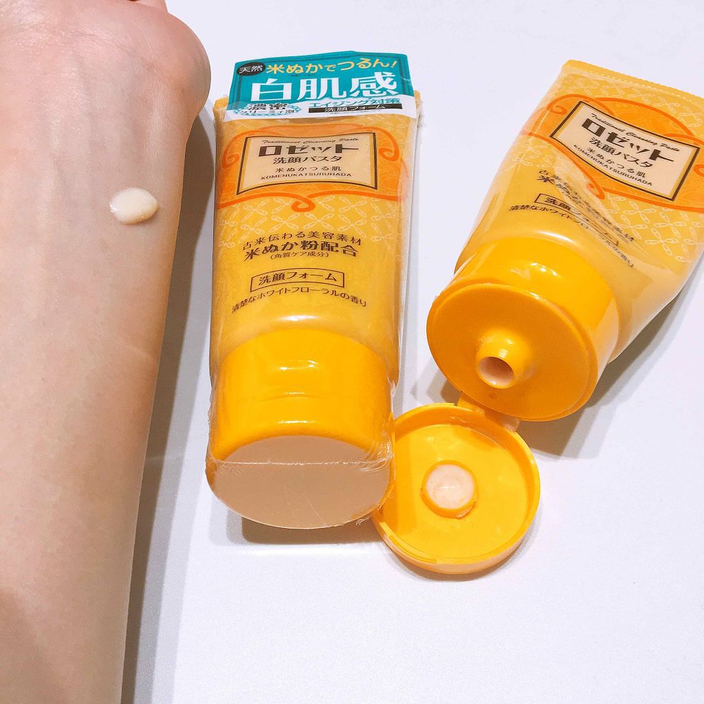 ロゼット洗顔パスタ 米ぬかつる肌/ロゼット/洗顔フォームを使ったクチコミ（2枚目）