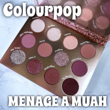 MENAGE A MUAH/ColourPop/アイシャドウパレットを使ったクチコミ（1枚目）