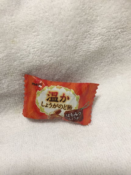 meiji 温かしょうがのど飴/明治/食品を使ったクチコミ(1枚目)
