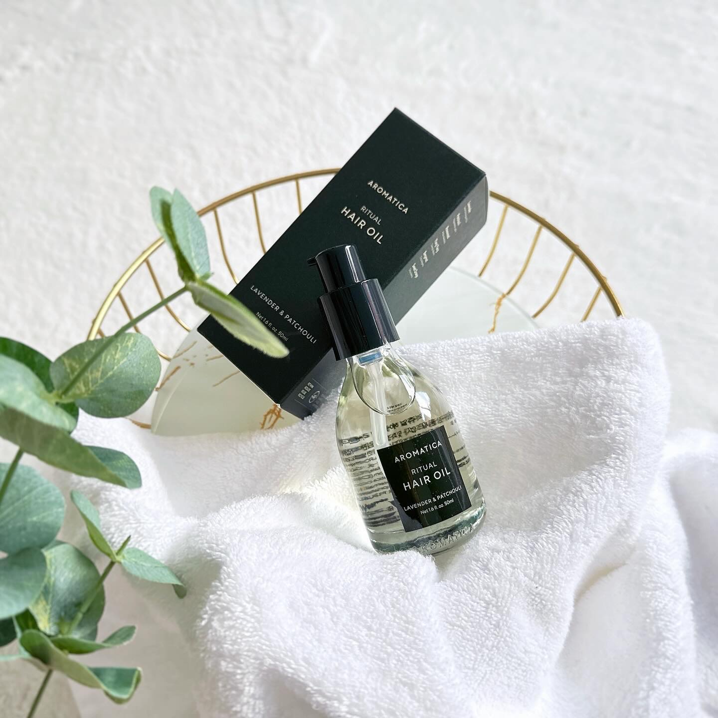リチュアルヘアオイルラベンダー＆パチョリ/AROMATICA/ヘアオイルを使ったクチコミ（1枚目）