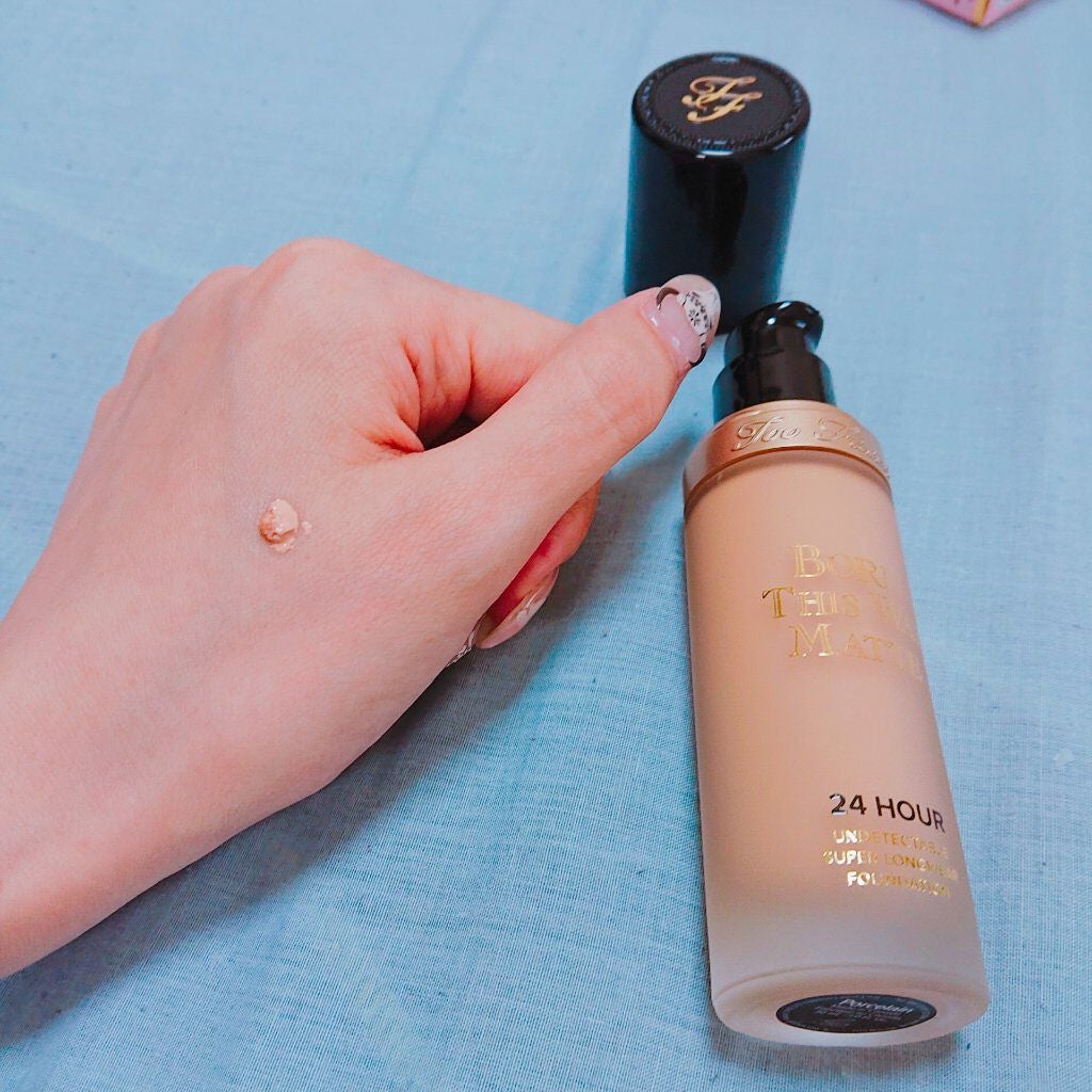ボーン ディス ウェイ アンディテクタブル 24H マット ファンデーション/Too Faced/リキッドファンデーションを使ったクチコミ(1枚目)