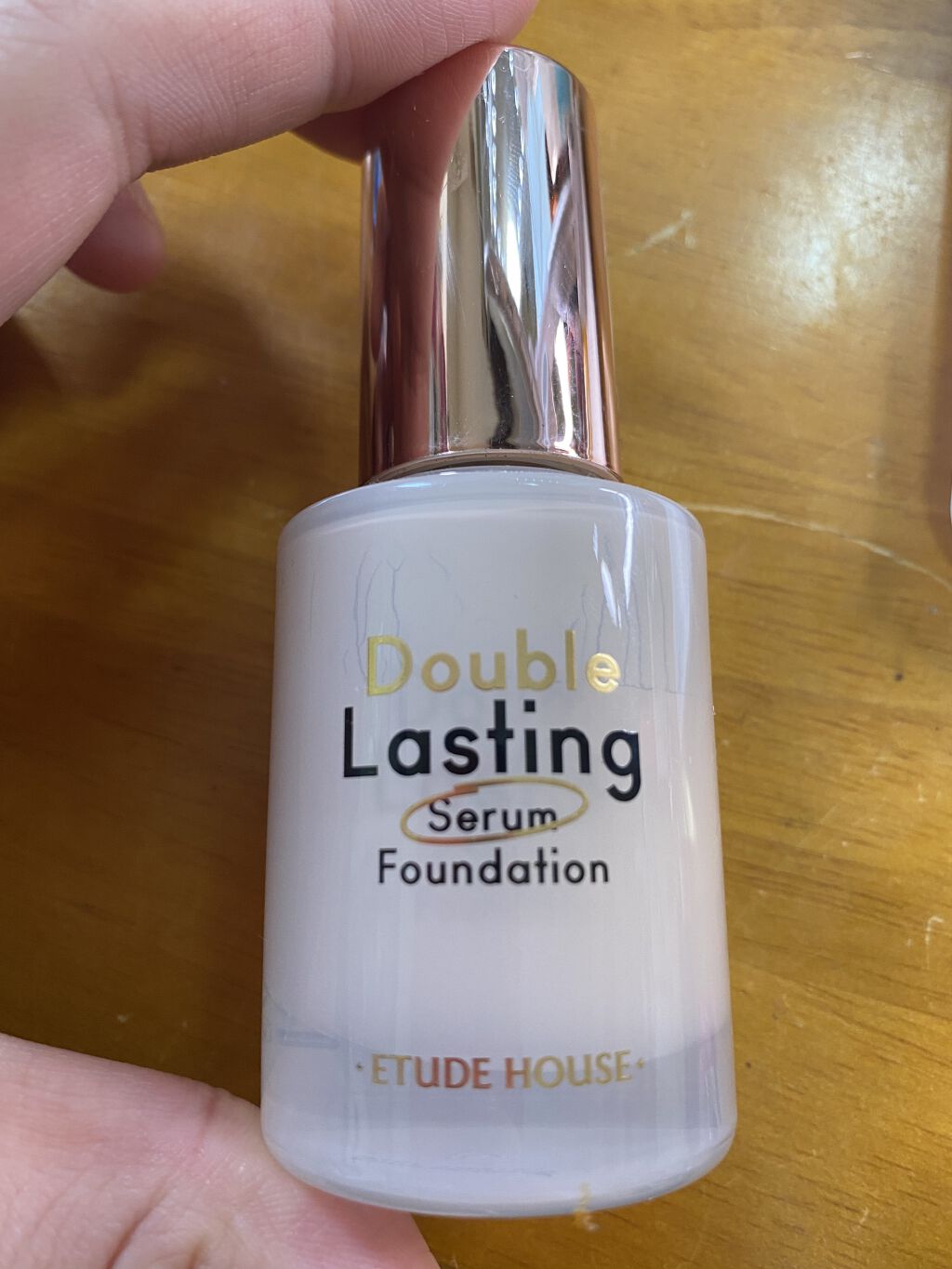ダブルラスティング セラムファンデーション ペタル/ETUDE/リキッドファンデーションを使ったクチコミ（1枚目）