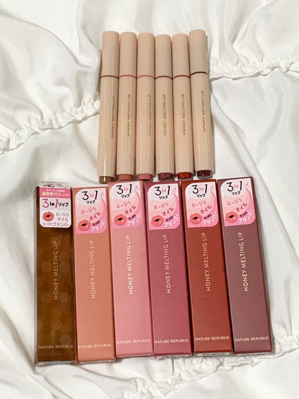 ハニーメルティングリップ/ネイチャーリパブリック/口紅を使ったクチコミ(2枚目)