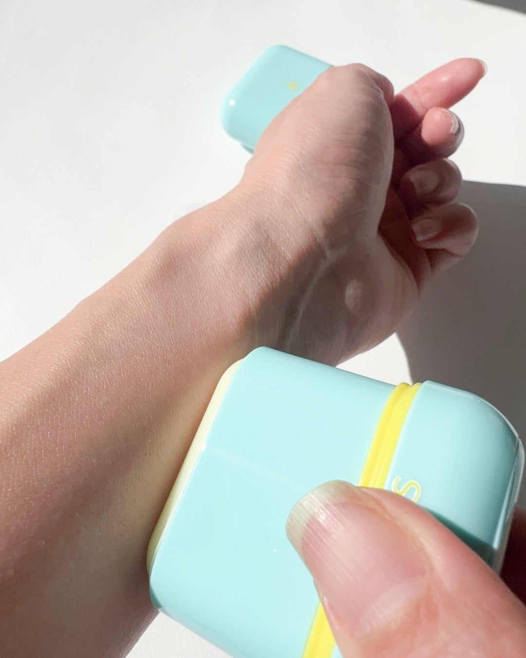 Air fit Sunstick/frebits/日焼け止めスティックを使ったクチコミ(3枚目)