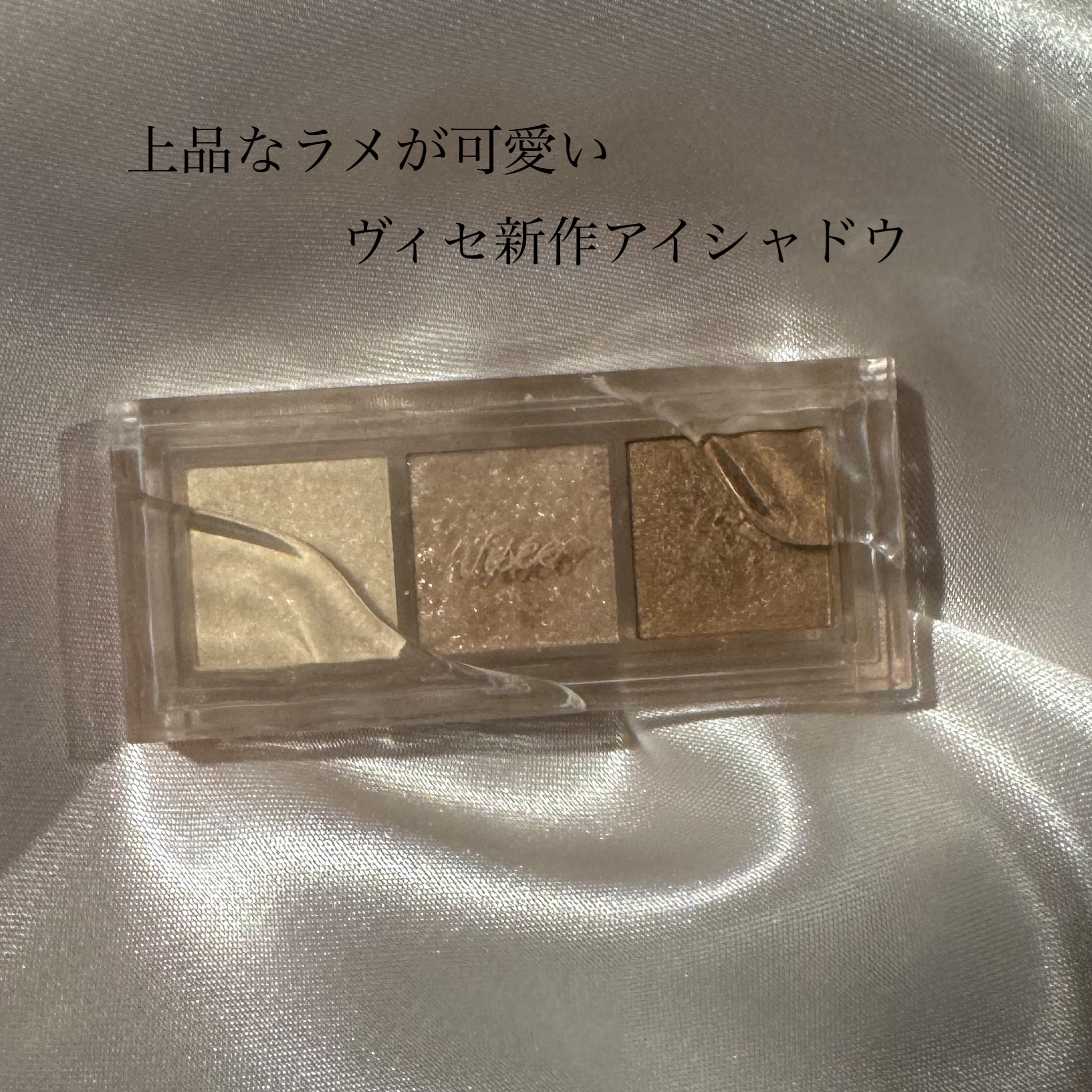 キラー アイ トリオ BR-2 惹きつける瞬き/Visée/アイシャドウパレットを使ったクチコミ（1枚目）