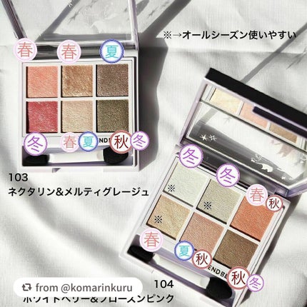 オーラクリエイション/BLEND BERRY/アイシャドウパレットを使ったクチコミ(3枚目)