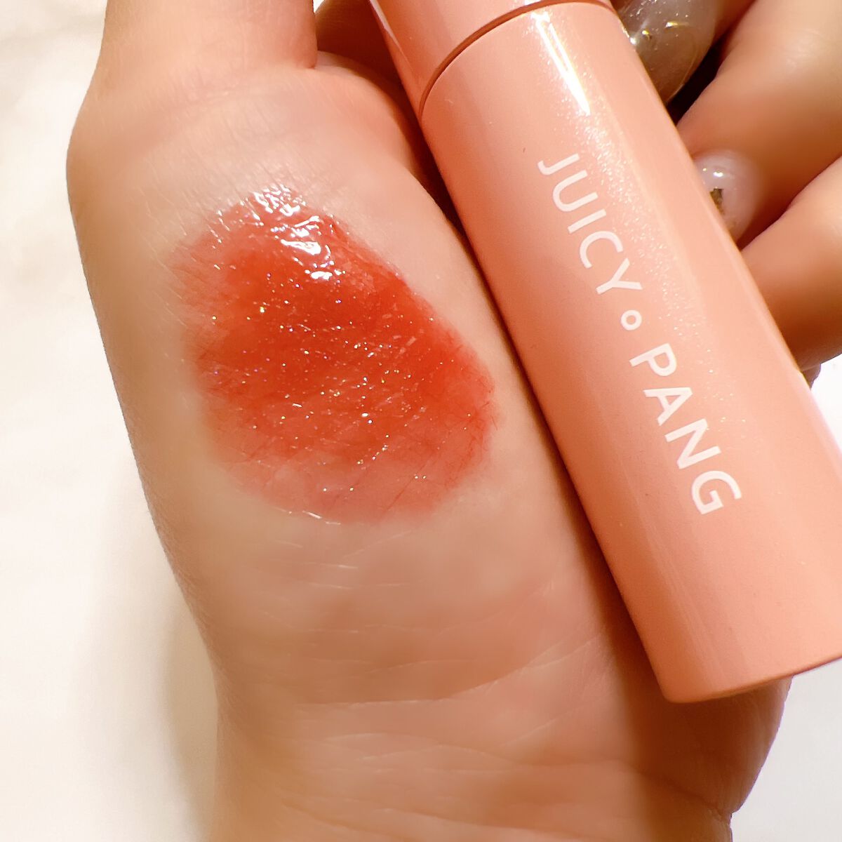 アピュー ジューシーパン スパークリングティント/A’pieu/口紅を使ったクチコミ(3枚目)