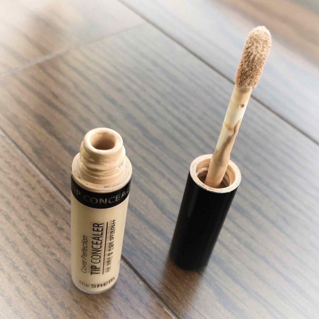 カバーパーフェクション チップコンシーラー/the SAEM/リキッドコンシーラーを使ったクチコミ(2枚目)