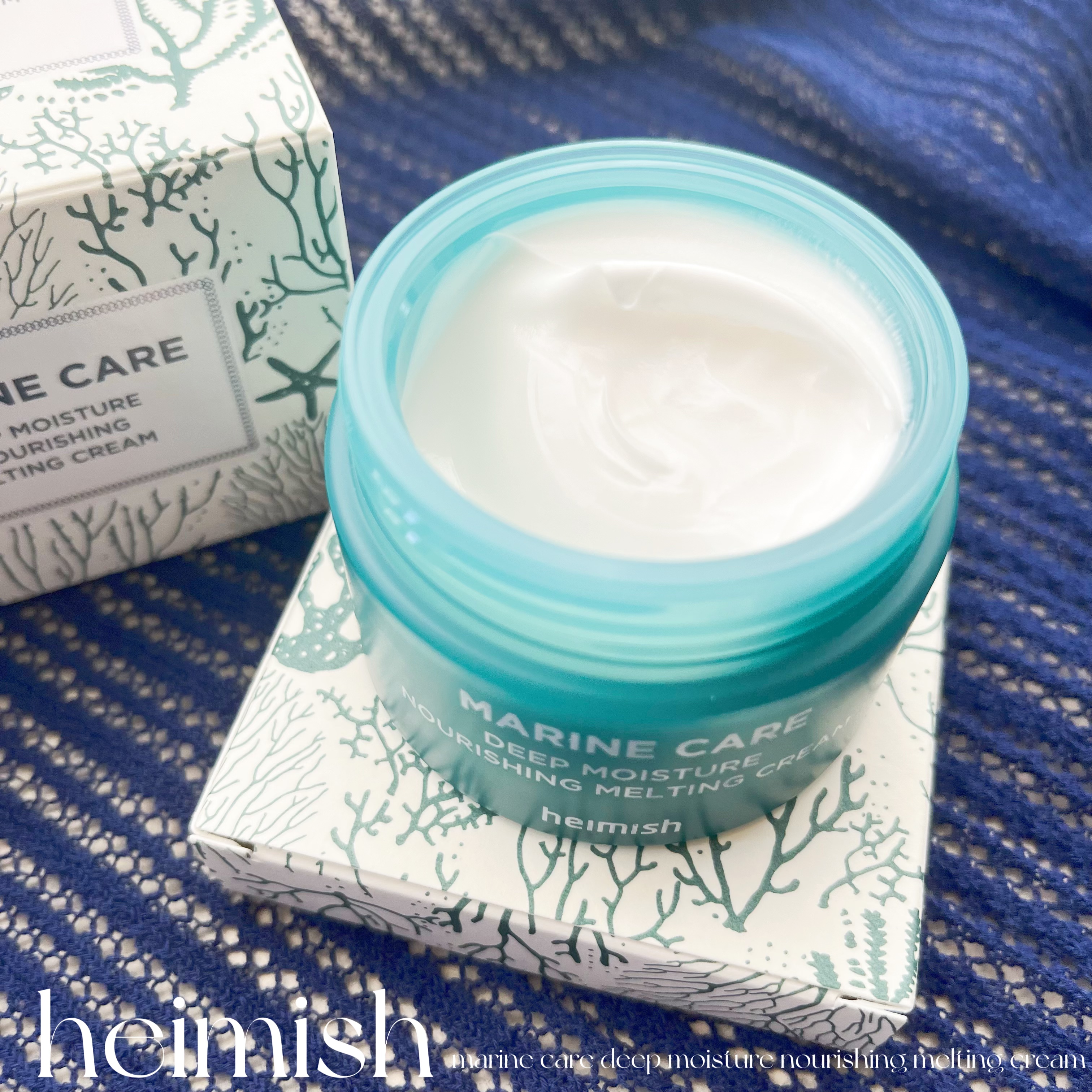 マリンケア ディープモイスチャー ナリシングメルティング クリーム/heimish/フェイスクリームを使ったクチコミ（3枚目）