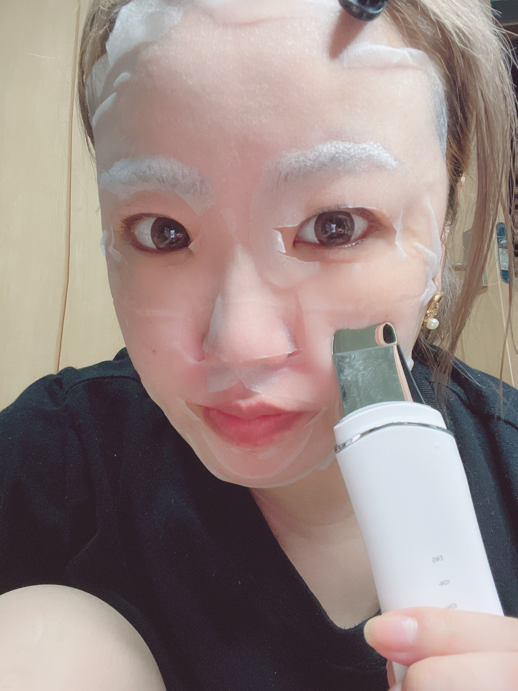 ウォーターピーリング超音波美顔器/ANLAN/美顔器・マッサージを使ったクチコミ（2枚目）