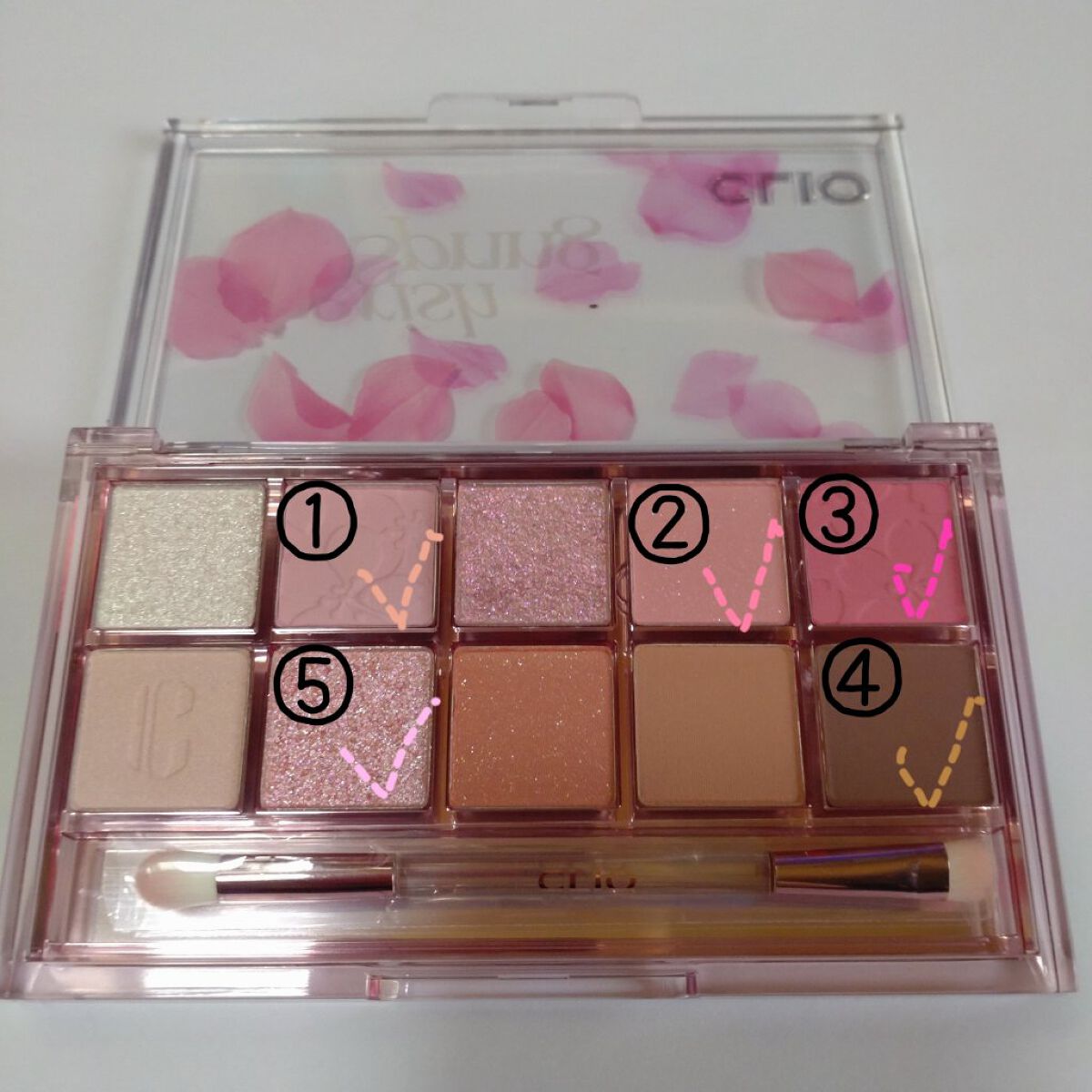 プロ アイ パレット/CLIO/アイシャドウパレットを使ったクチコミ（2枚目）