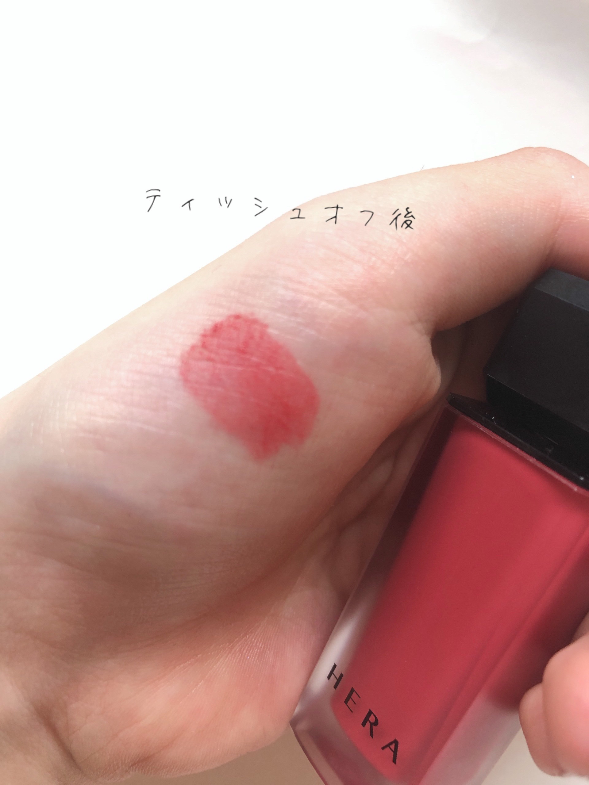 センシュアルパウダーマットリキッド/HERA/口紅を使ったクチコミ（3枚目）