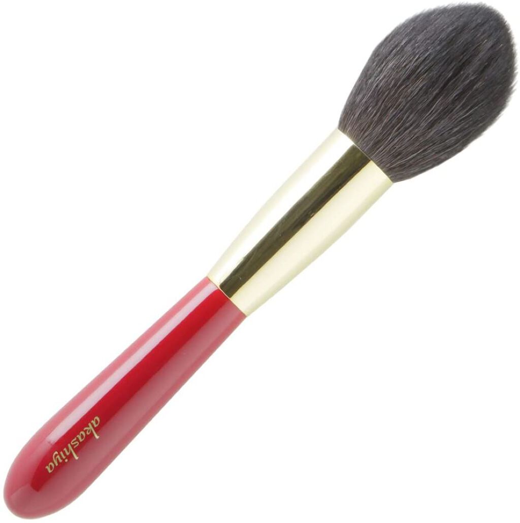 化粧筆 H1-RG /赤軸 パウダーチーク akashiya