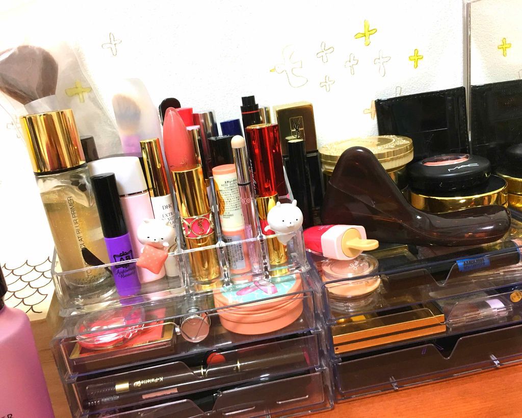 3段式クリアーケース/DAISO/その他化粧小物を使ったクチコミ(1枚目)