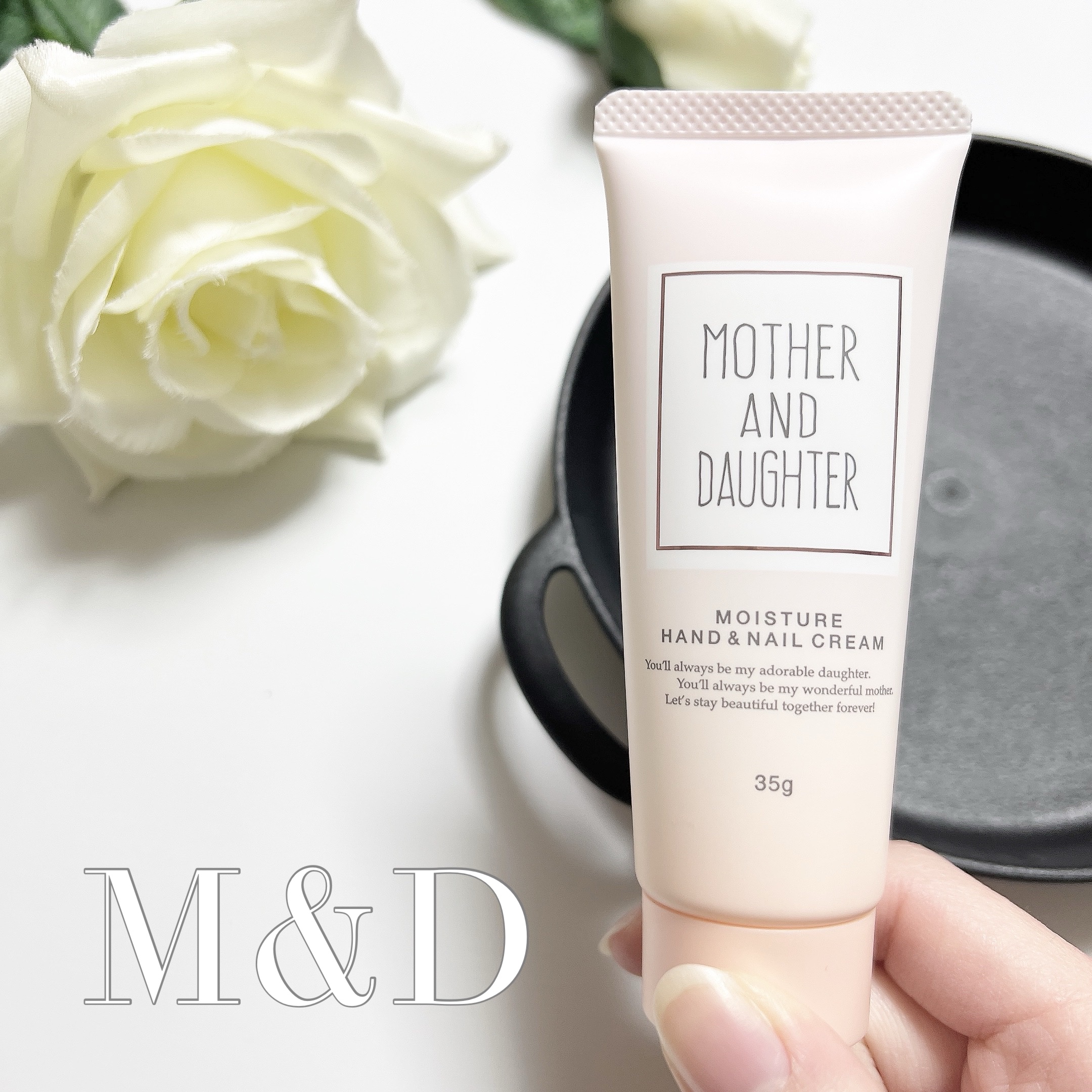 モイスチャーハンド＆ネイルクリーム ミュゲの香り/Mother&Daughter/ネイルオイル・トリートメントを使ったクチコミ（1枚目）