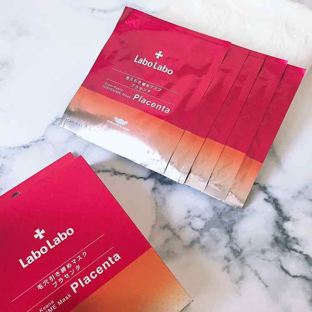 スーパー毛穴引き締めマスク プラセンタ/ラボラボ/シートマスク・パックを使ったクチコミ(1枚目)