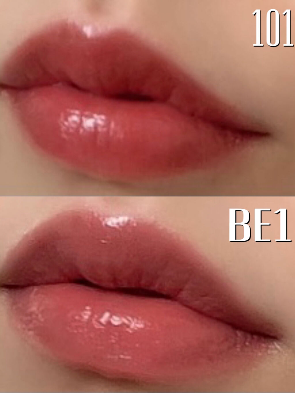 ラスティンググロスリップ/CEZANNE/口紅を使ったクチコミ（2枚目）