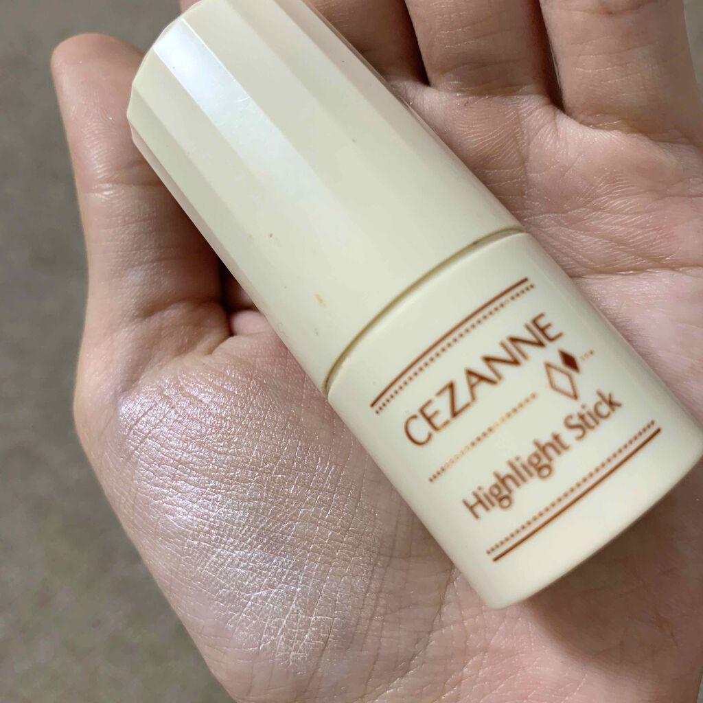 ハイライトスティック 01 パール入りホワイト/CEZANNE/スティックハイライトを使ったクチコミ（1枚目）