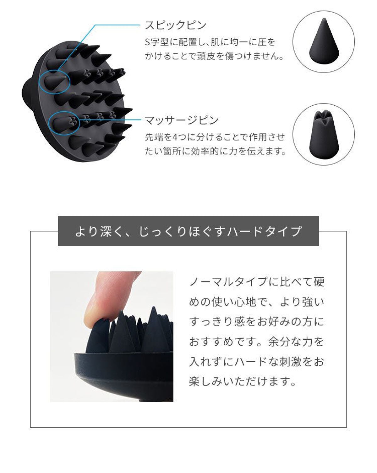 スキャルプシェイクブラシ/john masters organics/スカルプブラシを使ったクチコミ(2枚目)