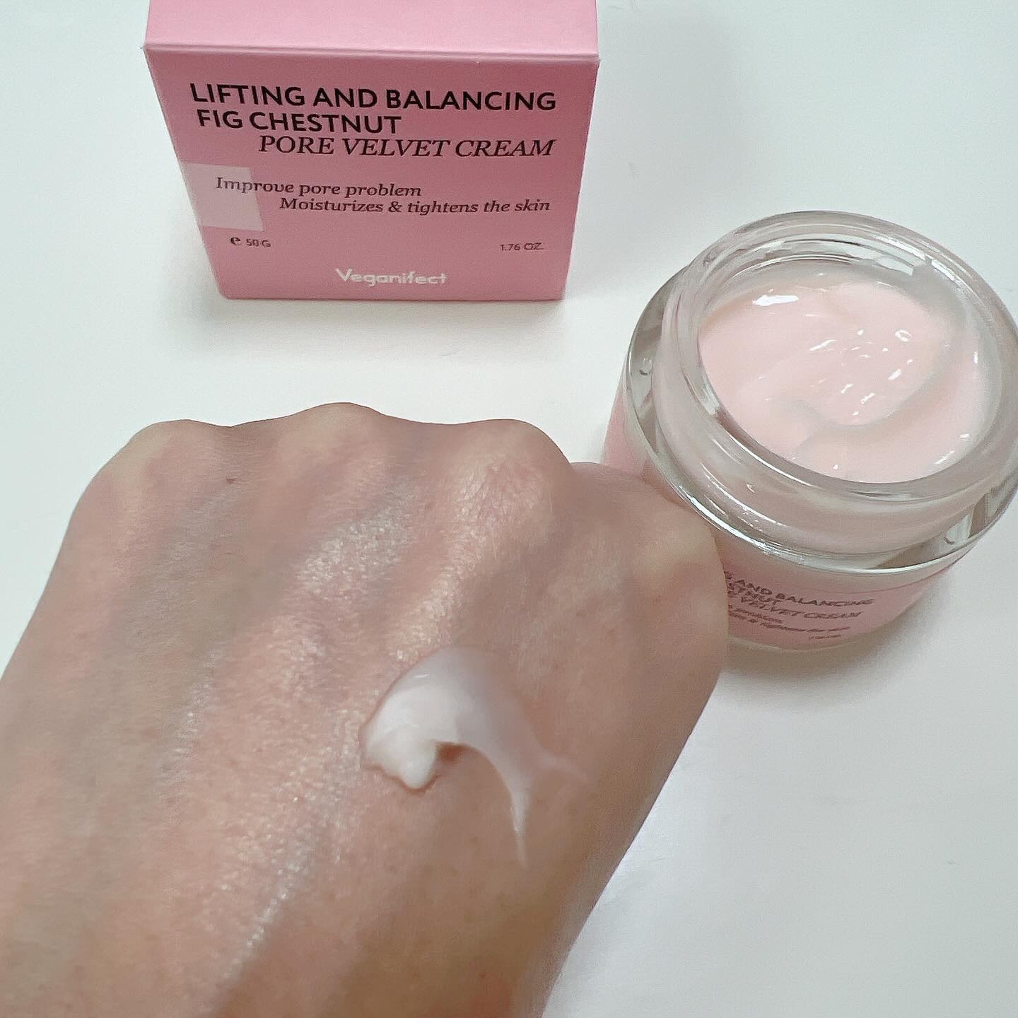 イチジクポアベルベットクリーム/Veganifect/フェイスクリームを使ったクチコミ（3枚目）