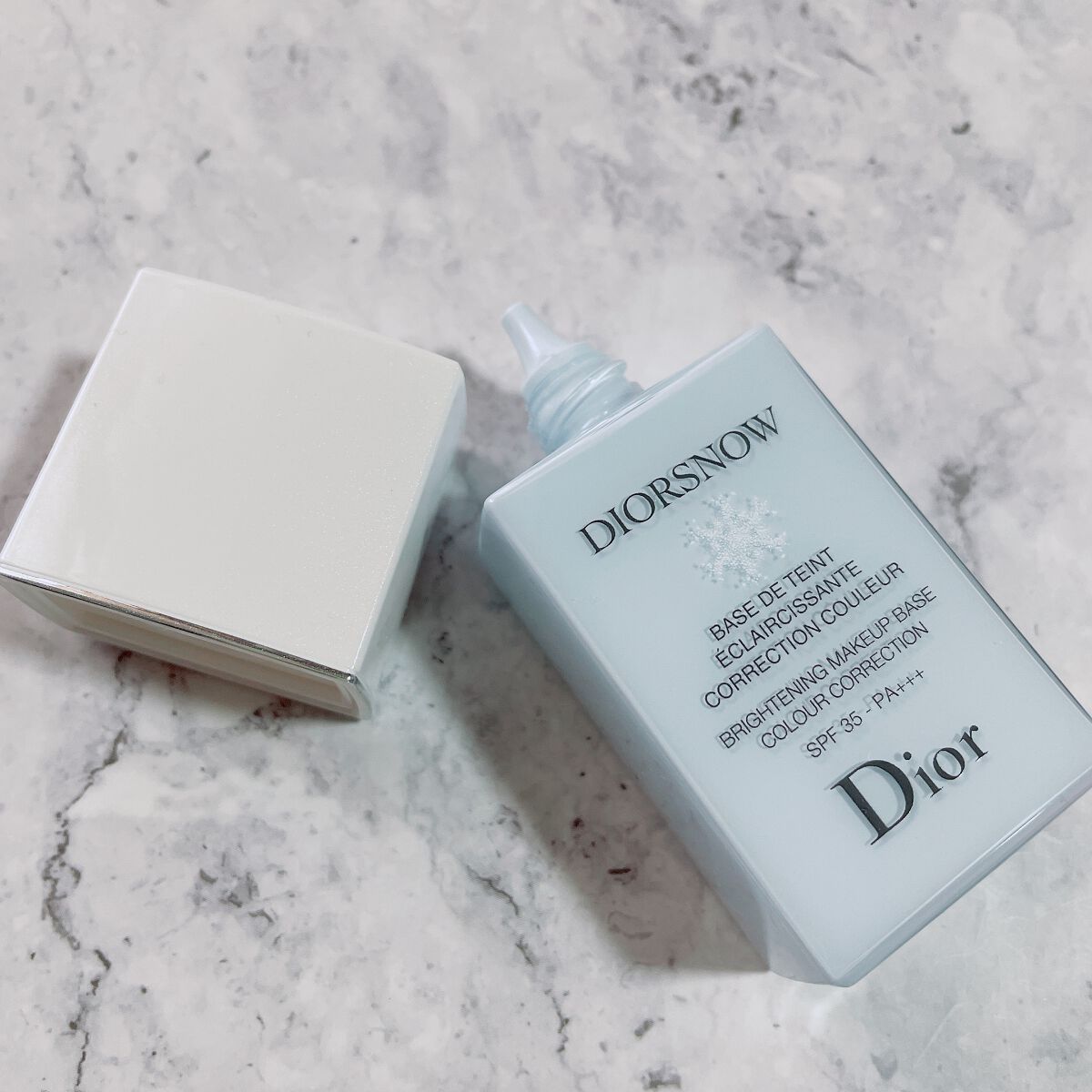 【旧】スノー メイクアップ ベース UV35 SPF35／PA+++/Dior/化粧下地を使ったクチコミ（2枚目）