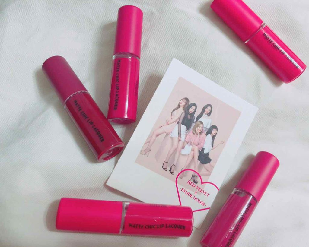 レッドベルベット ラブミニキット/ETUDE/リップグロスを使ったクチコミ（1枚目）