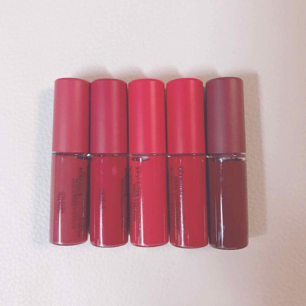 レッドベルベット ラブミニキット/ETUDE/リップグロスを使ったクチコミ（2枚目）