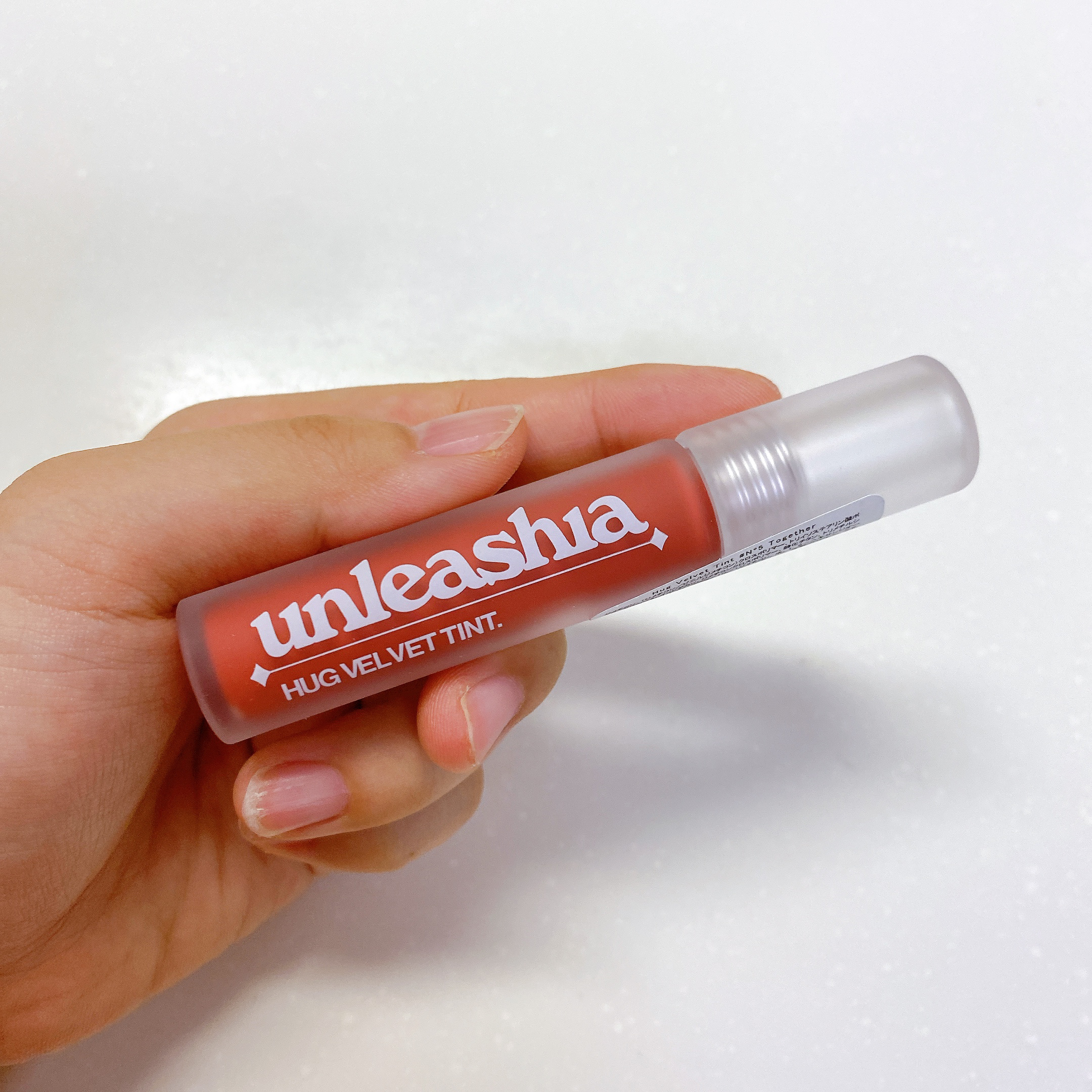 Luv Hug Velvet Tint No.5 トゥギャザー/unleashia/口紅を使ったクチコミ（1枚目）