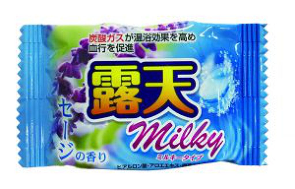 露天 薬用発泡入浴剤 ミルキーアソート セージの香り