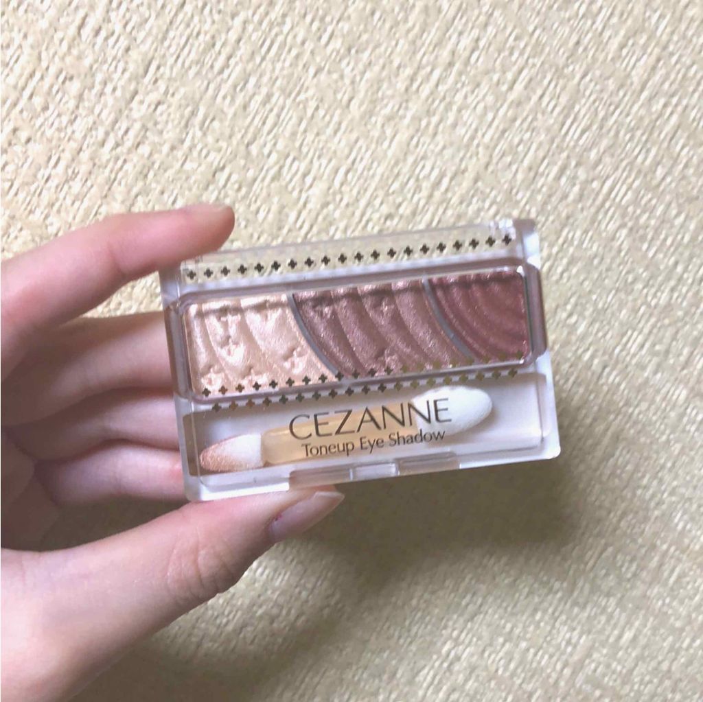 トーンアップアイシャドウ/CEZANNE/アイシャドウパレットを使ったクチコミ(1枚目)