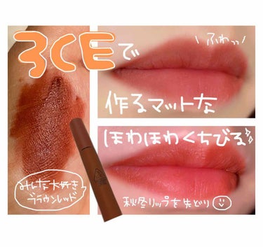 3CE VELVET LIP TINT/3CE/口紅を使ったクチコミ（1枚目）