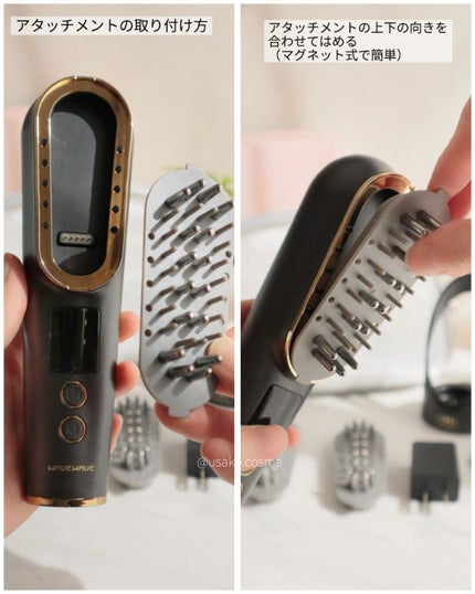 WAVEWAVE Scalp Brush Pro/WAVEWAVE/美顔器・マッサージを使ったクチコミ(5枚目)