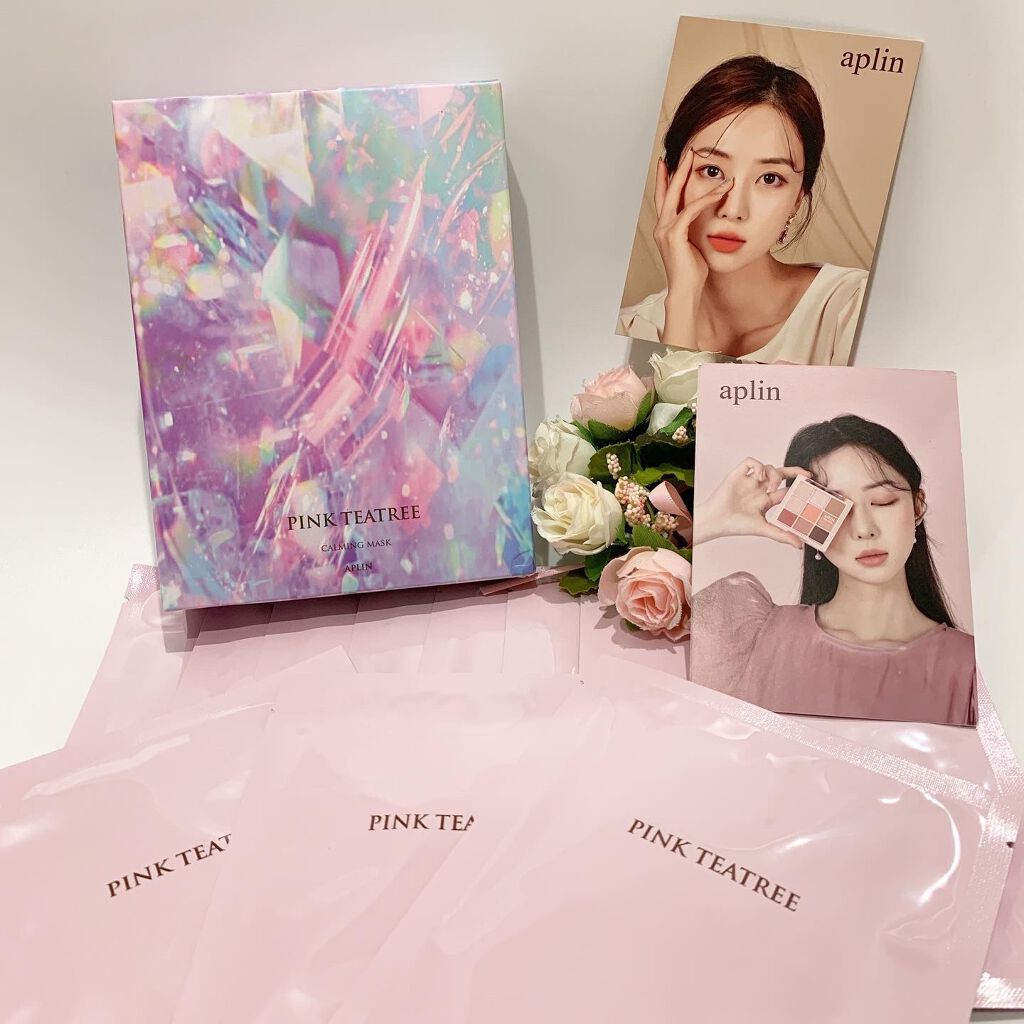 ピンクティーツリーマスクパック/APLIN/シートマスク・パックを使ったクチコミ(1枚目)