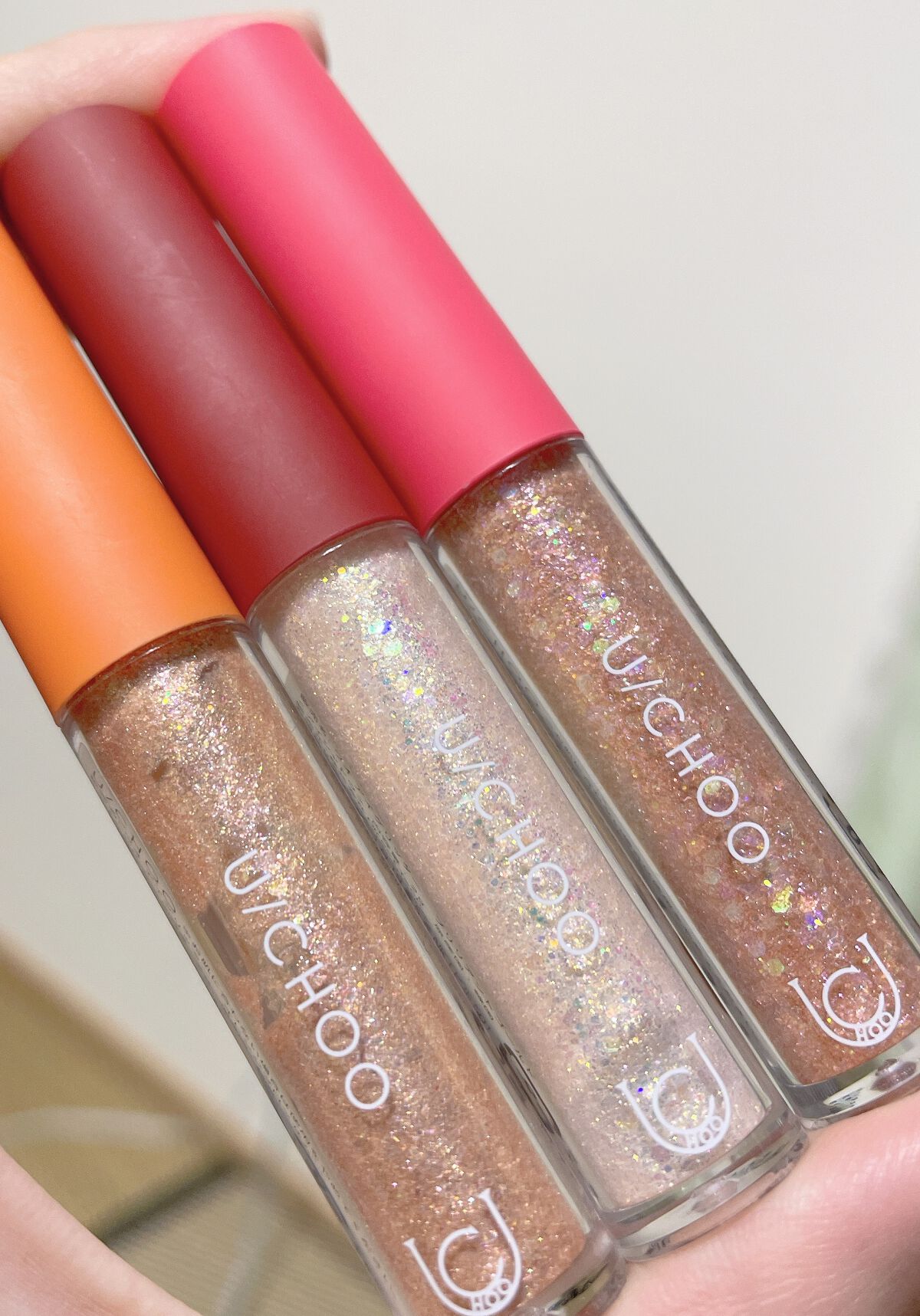  ワオ アイ グリッター ブリリアントゴールド(BRILLIANT GOLD)/U/CHOO/グリッターを使ったクチコミ（1枚目）