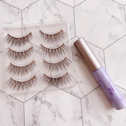 ミッシュブルーミン 3Dアイラッシュライン No.12 スウィートブラウン/ミッシュブルーミン/つけまつげを使ったクチコミ(2枚目)