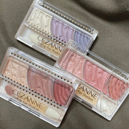 トーンアップアイシャドウ/CEZANNE/アイシャドウパレットを使ったクチコミ(5枚目)